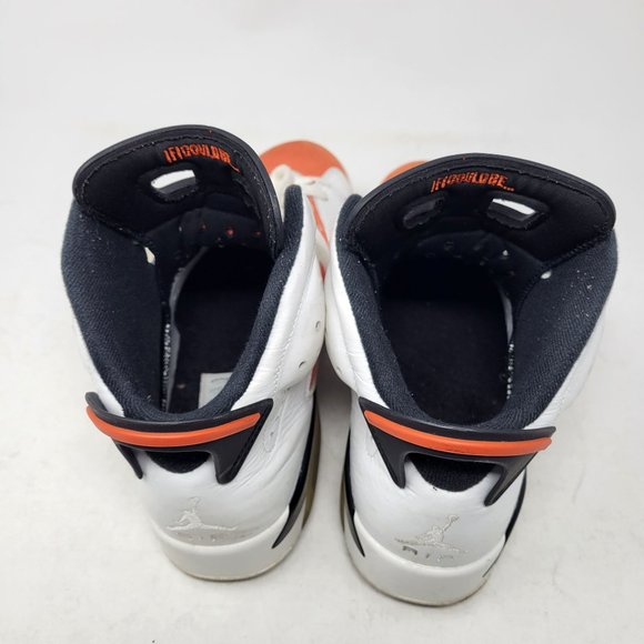 Jordan 6 Retro Gatorade Like Mike US 8 384664-145 2017 White Orange carm… - Picture 8 of 11